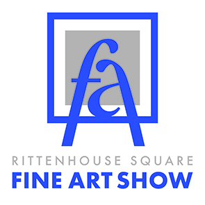 Logo for Rittenhouse Square Fine Art Show - Student Application, June 2024