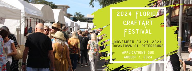 Logo for Florida CraftArt Festival 2024