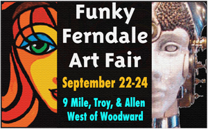 Logo for Funky Ferndale Art Fair 2024