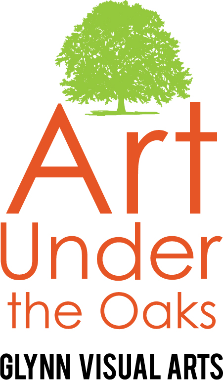 Logo for Art Under the Oaks 2024