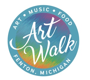 Logo for Fenton Art Walk 2024