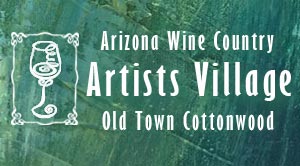 Logo for Arizona Wine Country Artists Village Fall 2024