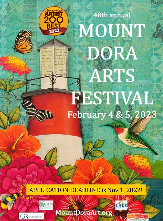 ZAPP Event Information Mount Dora Arts Festival 48th Annual 2023 ZAPP Event Information Mount Dora Arts Festival 48th Annual 2023