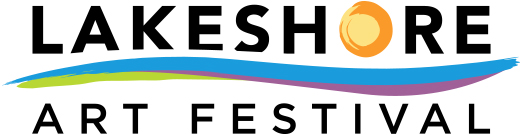 Logo for Lakeshore Art Festival 2023
