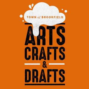 Logo for Brookfield Arts, Crafts, and Drafts 2023