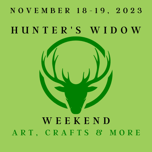 Logo for Gaylord Treetops Hunter’s Widow Art & Craft show Nov 18/19 2023