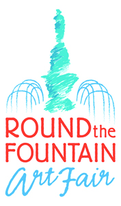 Logo for Round the Fountain Art Fair 2023