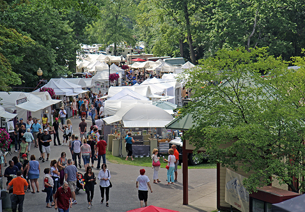 Logo for Cain Park Arts Festival 2023 - 46th Annual