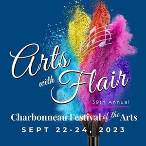 Logo for Charbonneau Festival of the Arts 2023