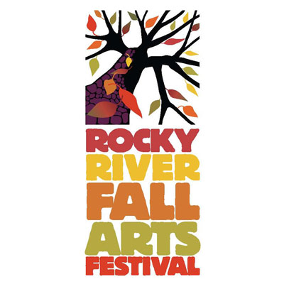 Logo for Rocky River Fall Arts Festival 2023
