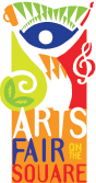 Logo for Arts Fair on the Square 2023
