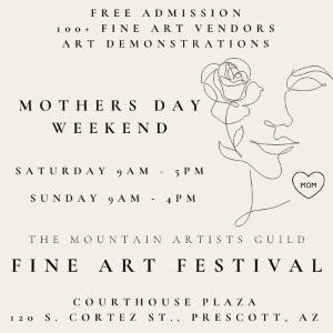 Logo for Mountain Artists Guild's Mother's Day Fine Art Festival 2023
