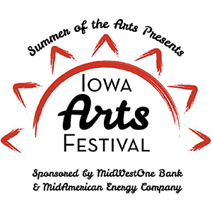 Logo for Iowa Arts Festival 2024