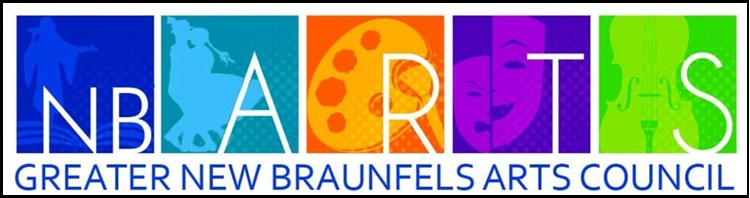 Logo for Greater New Braunfels Arts Council Fall Into Art Festival 2023 - 7th Annual