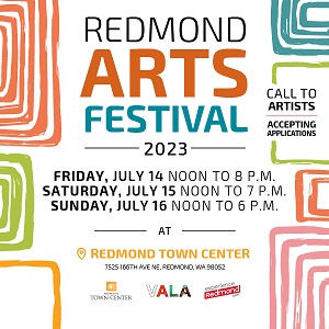 Logo for Redmond Arts Festival 2023
