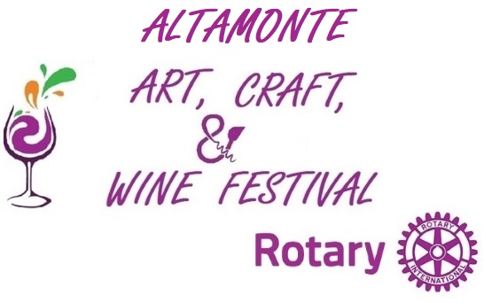 Logo for Altamonte Art, Craft, and Wine Festival 2023