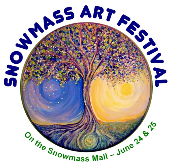 Logo for Snowmass Art Festival in Aspen Snowmass 2023
