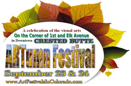 Logo for ARTumn Festival in Crested Butte 2023