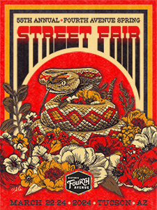 Logo for 4th Avenue Spring Street Fair 2024