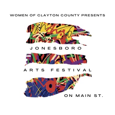 Logo for Jonesboro Arts Festival on Main Street 2023