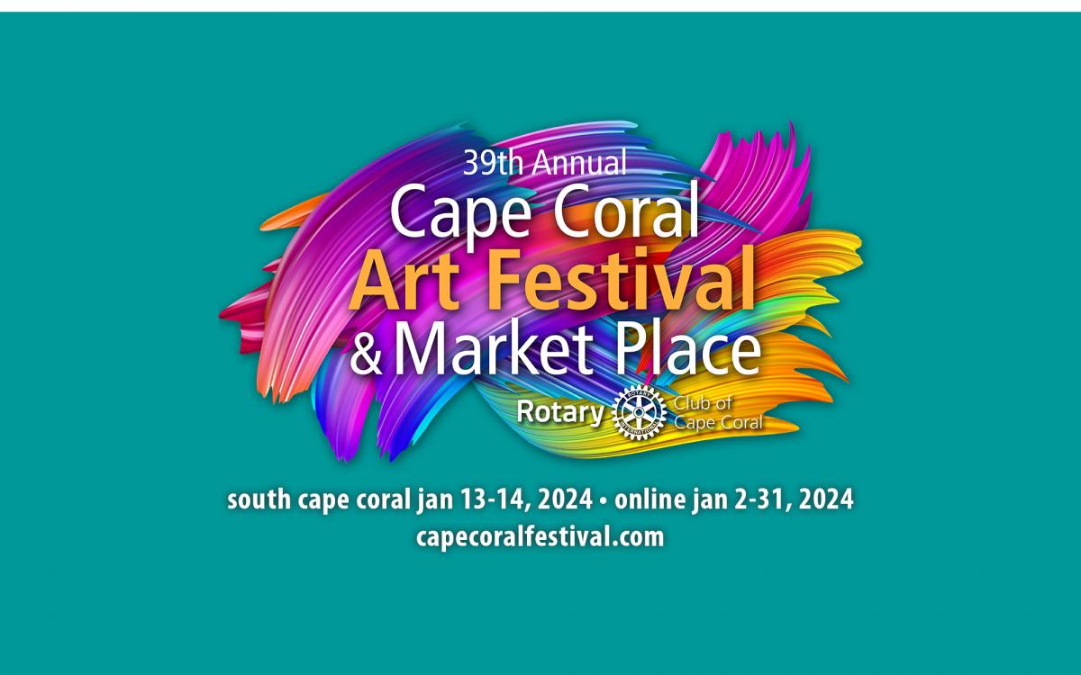 Logo for Cape Coral Art Festival and Marketplace 2024 | 39th Annual 
