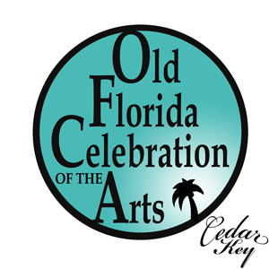 Logo for Old Florida Celebration of the Arts in Cedar Key 2024