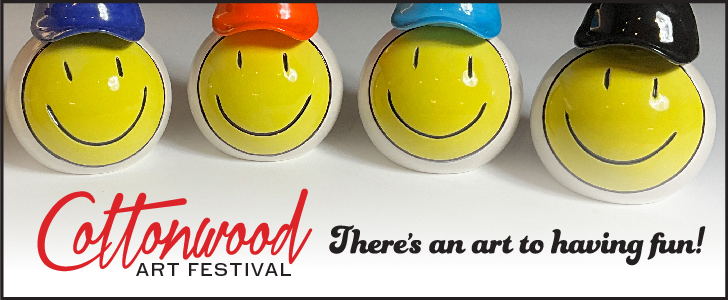 Logo for Cottonwood Art Festival Spring 2024