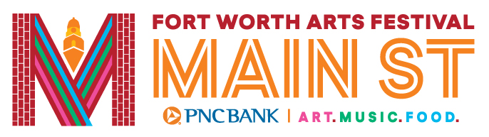 Logo for MAIN ST. Fort Worth Arts Festival 2024
