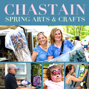Logo for Chastain Park Spring Arts & Crafts Festival:(16th Annual) 2024, Chastain Park, Atlanta, GA