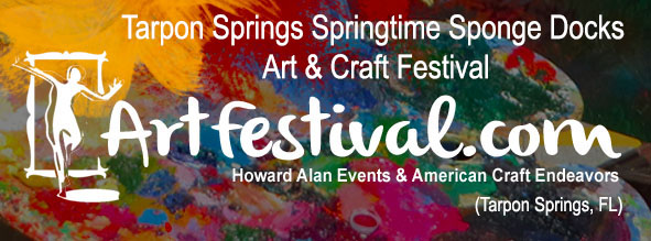 Logo for Tarpon Springs Sponge Docks Springtime Art & Craft Festival April 2024 American Craft Endeavors