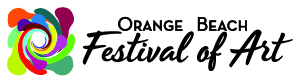 Logo for Orange Beach Festival of Art 2024