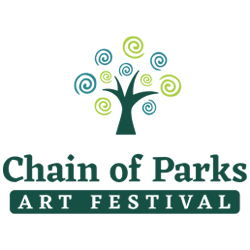 Logo for Chain of Parks Art Festival 2024