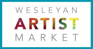 Logo for Wesleyan Artist Market 2024 - Student Application