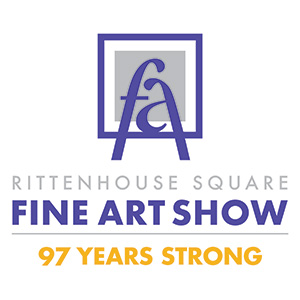 Logo for Rittenhouse Square Fine Art Show - 97th Annual, June 2024