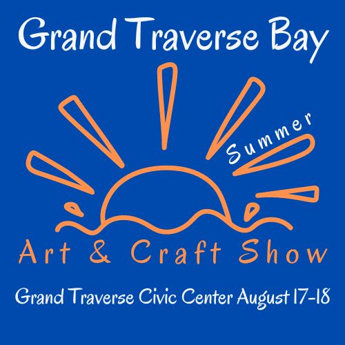 Logo for Grand Traverse Bay Summer Art & Craft Show August 17-18, 2024