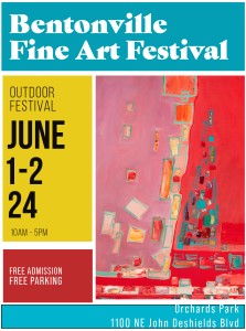 Logo for Bentonville Fine Art Festival - June 1 - 2, 2024