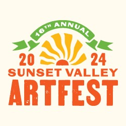 Logo for Sunset Valley ARTFEST 2024 - 16th Annual