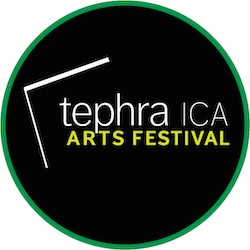 Logo for Tephra ICA Arts Festival 2024 (formerly the Northern Virginia Fine Arts Festival)