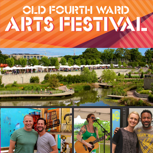 Logo for Old Fourth Ward SPRING Arts Festival:(12th Annual) 2024, Historic Fourth Ward Park, Atlanta, Ga