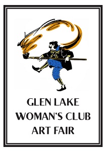 Logo for Glen Lake Woman's Club Art Fair 2024