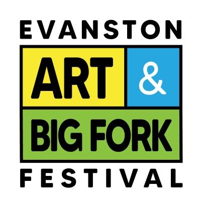 Logo for Evanston Art and Big Fork Festival 2024