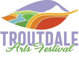 Logo for Troutdale Arts Festival 2024