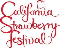 Logo for California Strawberry Festival 2024
