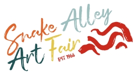 Logo for Snake Alley Art Fair 2024