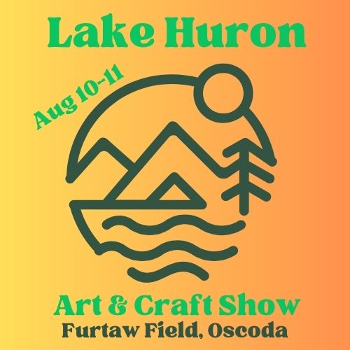 Logo for Lake Huron Arts and Crafts Show, Aug 10-11 2024
