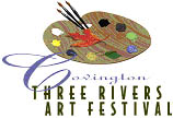 Logo for Covington Three Rivers Art Festival 2024