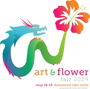 Logo for Lake Orion Art & Flower Fair 2024