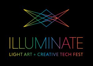 Logo for ILLUMINATE Light Art + Creative Tech Fest