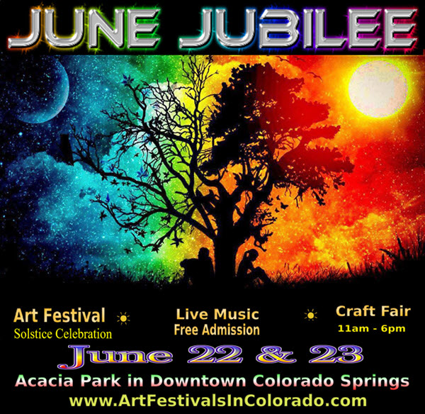 Logo for June Jubilee in Colorado Springs 2024