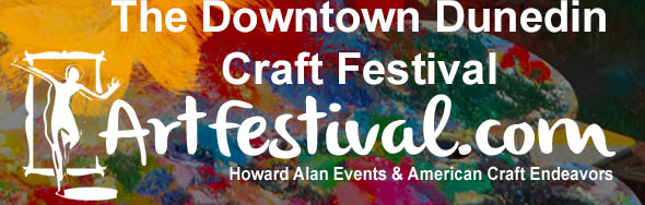 Logo for Downtown Dunedin Craft Festival: October 2024 (31st Annual) American Craft Endeavors 